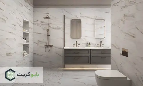 کاشی کاری در سرویس های بهداشتی